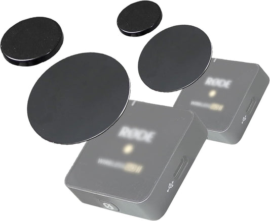 Rode Wireless Mic ULTRA Strong Magnet Mount Kit - Compatible with Rode Wireless Pro, GO, GO 2, GO 3, & ME