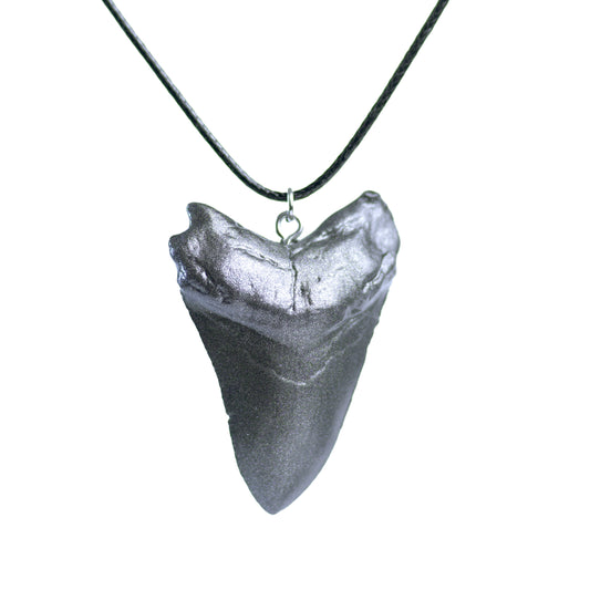 Megalodon Shark Tooth Pendant Necklace