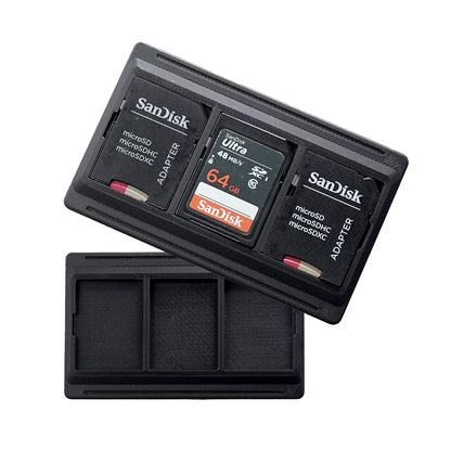 SD Card Minimalist Wallet Case, Credit Card Sized (2-pack)