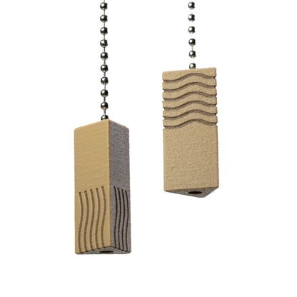 Elemental Stones Fan Pulls - Inspired by 90s Scifi Film The Fifth Element (1997) - Wind & Fire