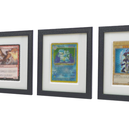 Trading Card Matte Art Frame -- Top Loader Protective Wall-Mountable & Standing Display Case