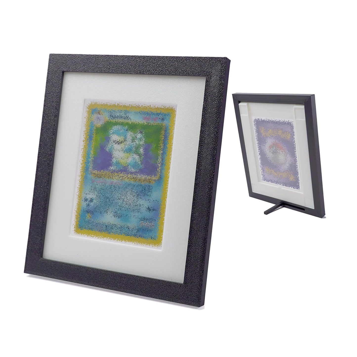 Trading Card Matte Art Frame -- Top Loader Protective Wall-Mountable & Standing Display Case