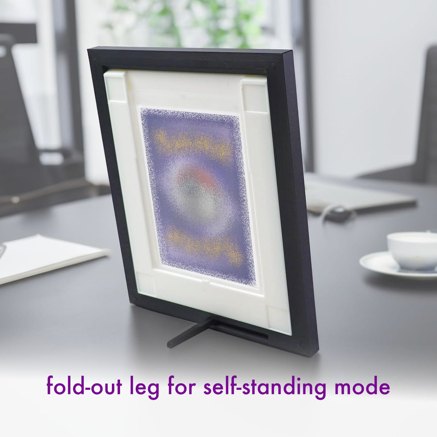 Trading Card Matte Art Frame -- Top Loader Protective Wall-Mountable & Standing Display Case