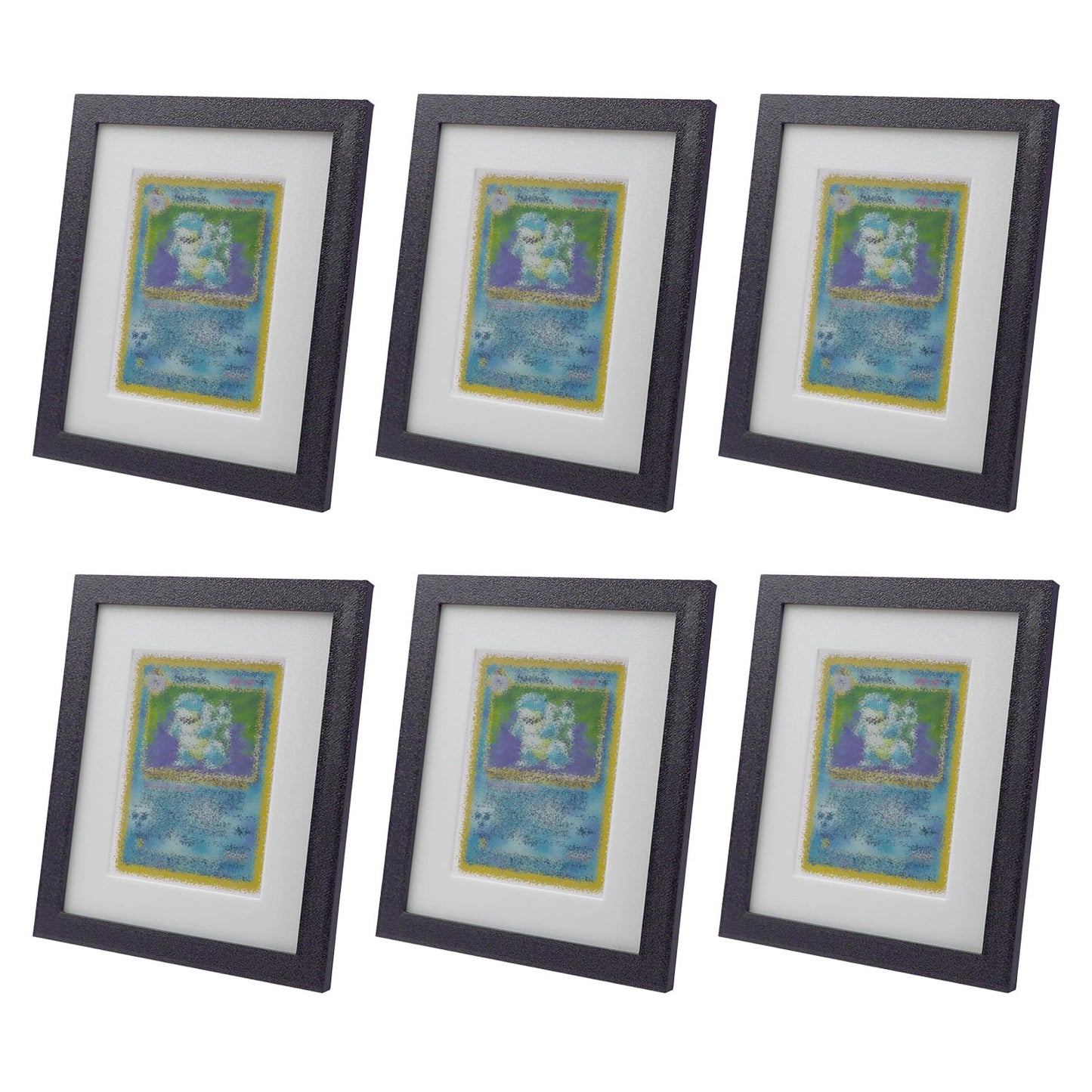 Trading Card Matte Art Frame -- Top Loader Protective Wall-Mountable & Standing Display Case