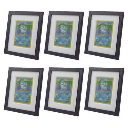 Trading Card Matte Art Frame -- Top Loader Protective Wall-Mountable & Standing Display Case
